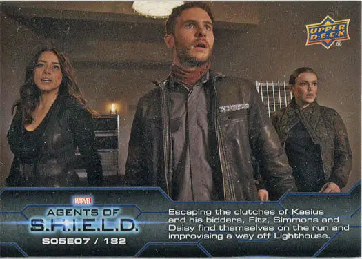 Marvel Agents of S.H.I.E.L.D. Season 5 Chase Card featuring iconic characters