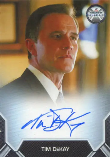 Autographed trading card of Tim DeKay as Senator Ward from Marvel Agents of SHIELD Season 2