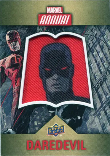 Collectible Character Patch Chase Card CP-9 featuring Daredevil on red background