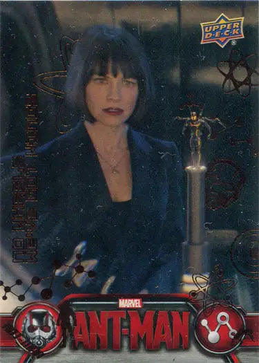 Marvel Ant-Man Bronze Base Parallel Chase Card 13 featuring a woman in a blue jacket