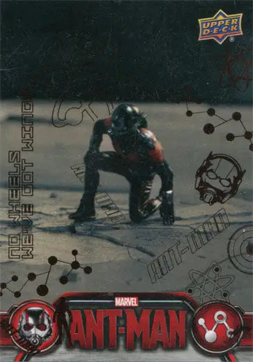 Marvel Ant-Man Bronze Base Parallel Chase Card 34 featuring a superhero in a futuristic suit