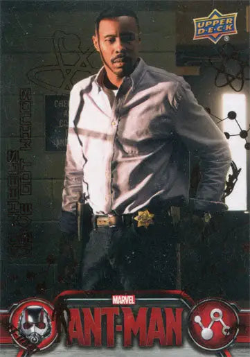 Marvel Ant-Man Bronze Base Parallel Chase Card featuring a man in a white shirt