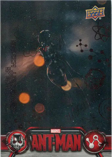 Marvel Ant-Man movie poster showcasing a dark scene for Bronze Base Parallel Chase Card 42