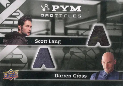 Marvel Ant-Man Dual Memorabilia Costume Card featuring Scott Lang and Darren Cross trading cards