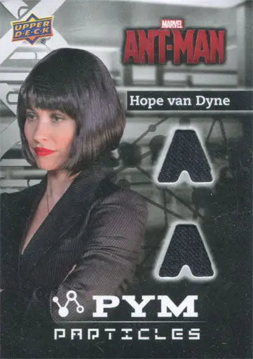 Trading card of Hope van Dyne from Marvel Ant-Man, featuring Evangeline Lilly