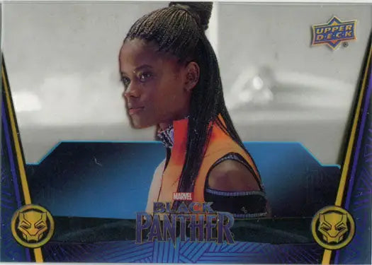 Marvel Black Panther Acetate Parallel 56 Base Chase Card trading card featuring character