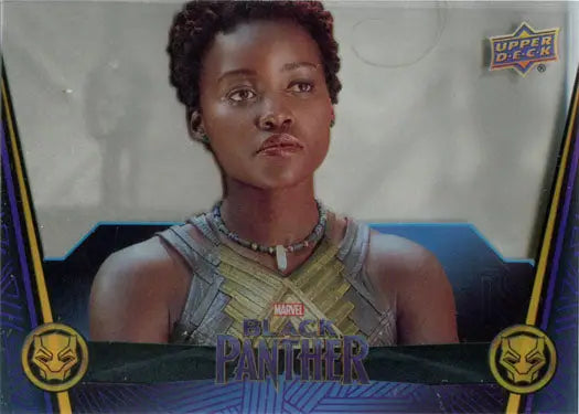 Marvel Black Panther Acetate Parallel 59 Base Chase Card trading card featuring a woman in costume