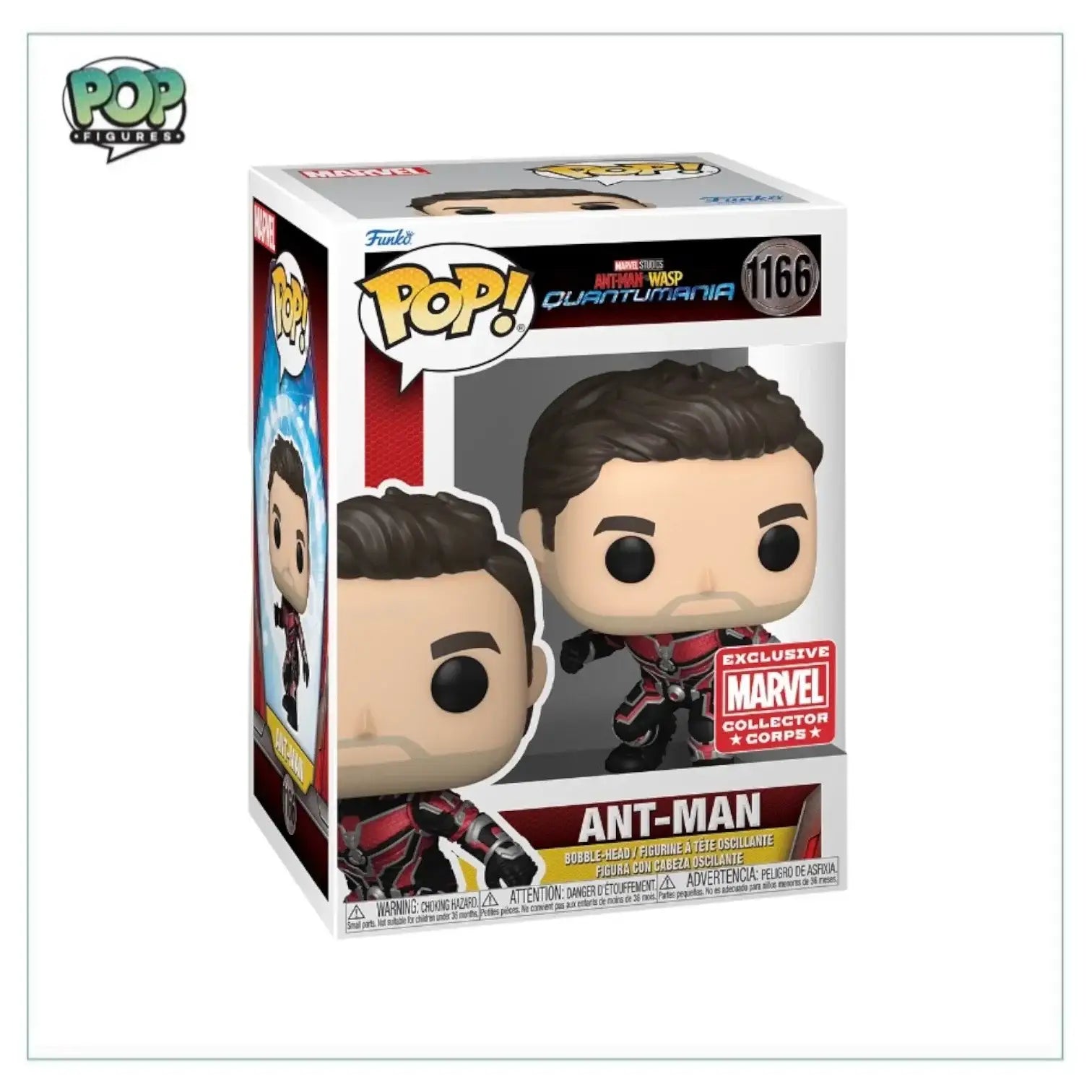 Marvel Collectors Corp Exclusive Ant-Man Pop! Vinyl Figure in retail packaging