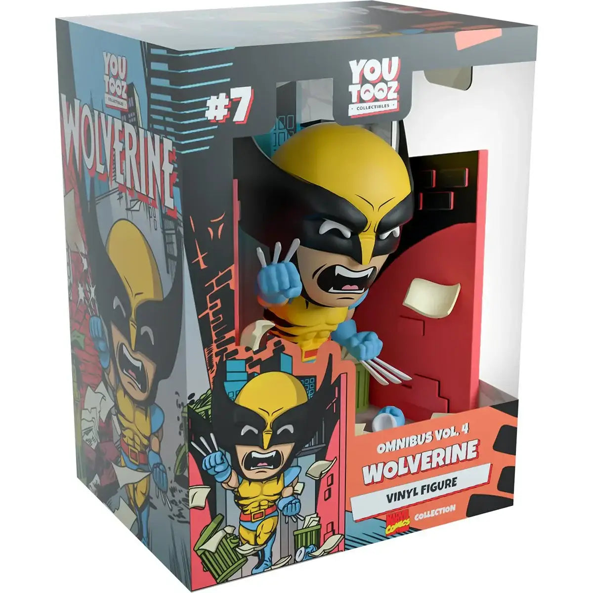 Wolverine vinyl figure in packaging from Marvel Comics Collection X-Men Wolverine Omnibus Vol