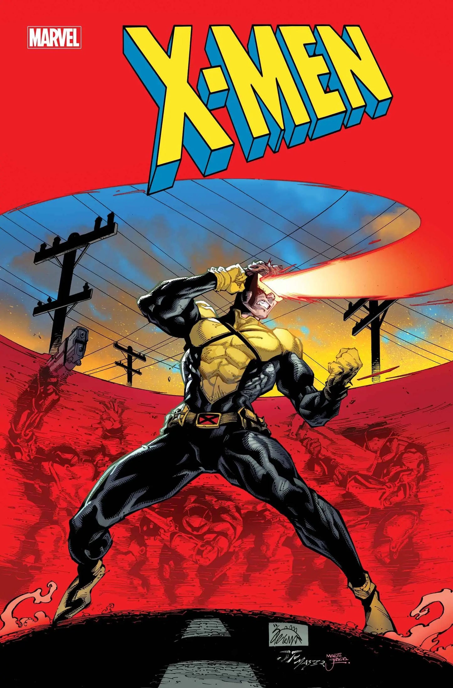 X-Men comic book cover from MARVEL COMICS X-MEN #10, a must-have for trading cards collectors