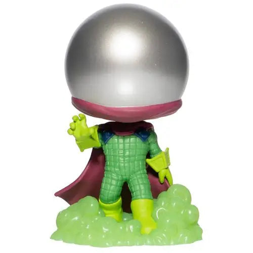 Marvel Mysterio 616 Glow-in-the-Dark Vinyl Figure on green base - Entertainment Earth Exclusive