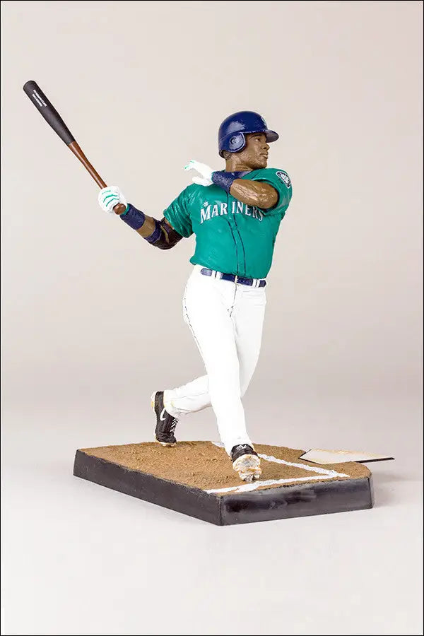 Baseball player figurine of Robinson Cano in Seattle Mariners uniform for baseball cards