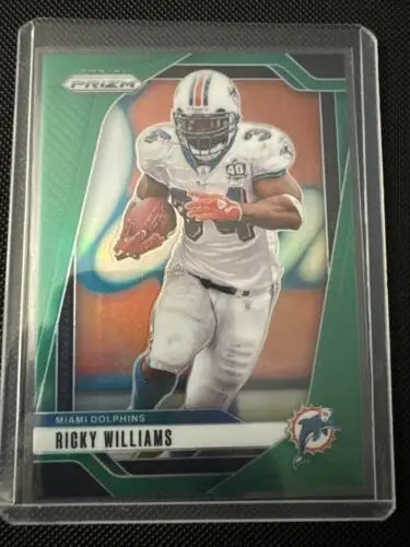 Ricky Williams football card from Miami Dolphins 9 Card Lot featuring Jalen Ramsey