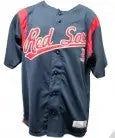 Officially licensed Navy Blue Baseball Jersey with Red Sox stitched lettering, XLarge