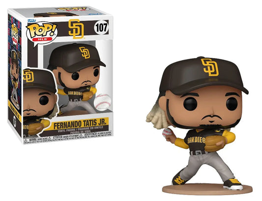 MLB Fernando Tatis Jr. Funko Pop figurine showcasing the San Diego Padres star player