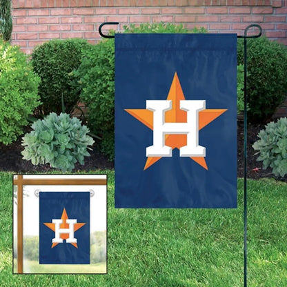 Houston Astros garden flag showcasing team logo for MLB Garden Flags Choose Your Team