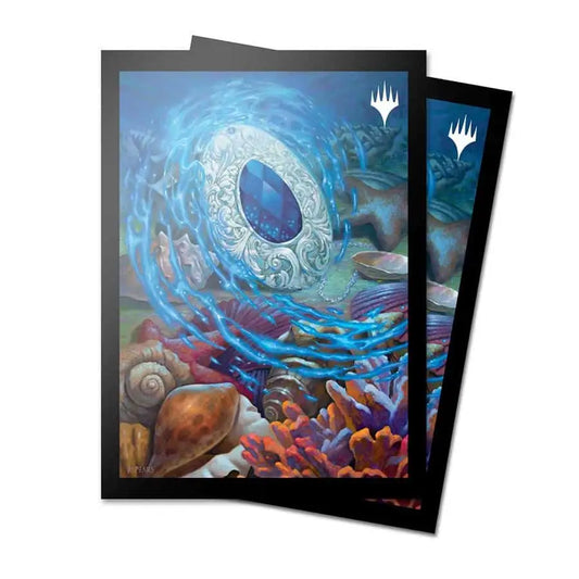 Magic: The Gathering deck protector® sleeves with mystical underwater art and glowing orb