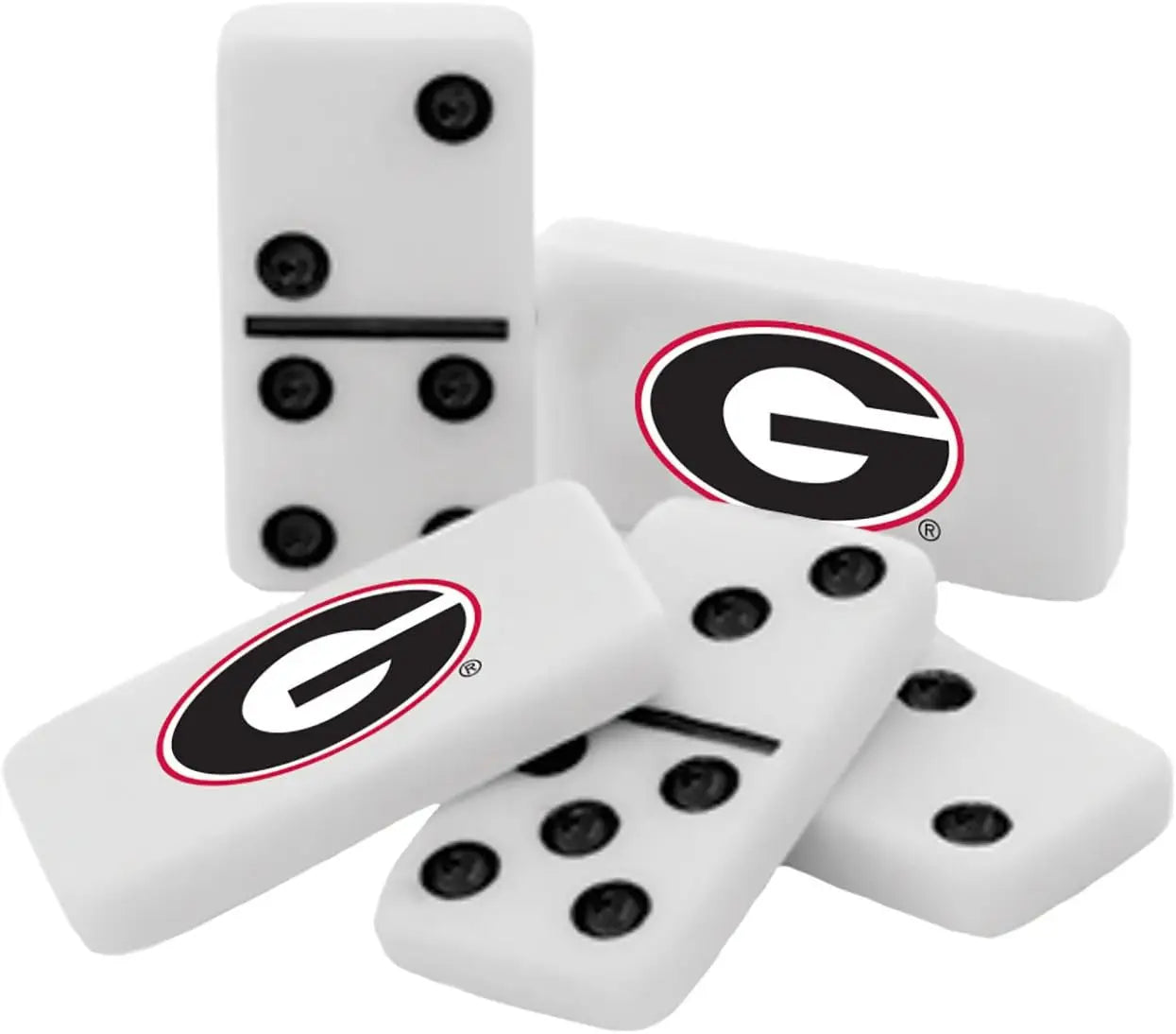 Officially licensed University of Georgia dominoes in a gift tin, a great gift for fans