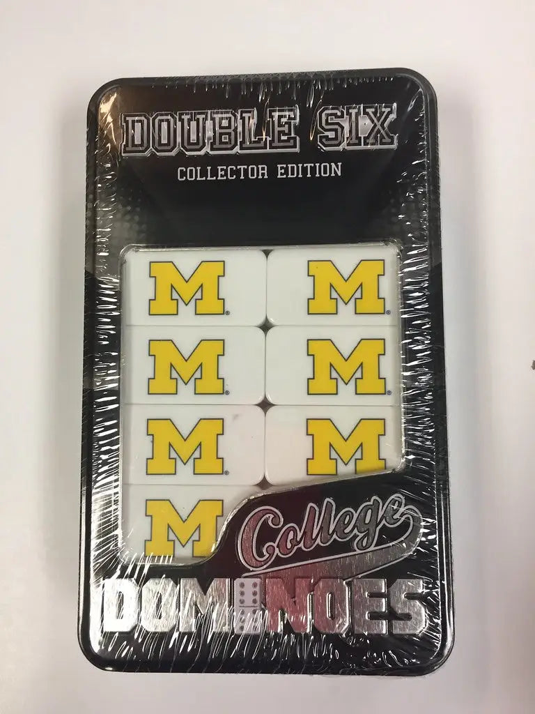 Officially licensed University of Michigan dominoes set, a great gift for fans