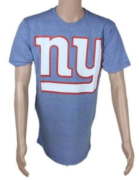 Light blue New York Giants t-shirt featuring NY logo perfect for team fans and collectibles