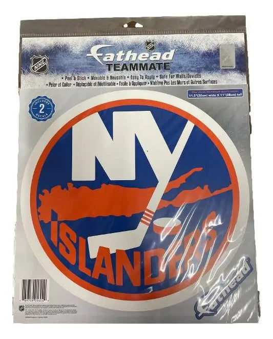 New York Islanders Logo decal for dry wall featuring NY text and hockey stick design