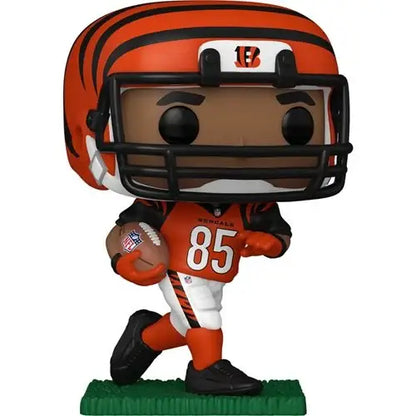 Funko Pop of NFL Legends Bengals Chad Johnson in jersey number 85 running with football