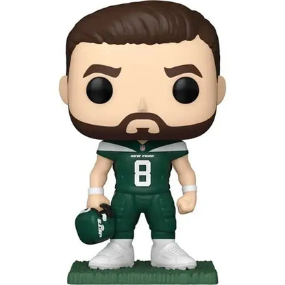 Aaron Rodgers Funko Pop figure in green #8 jersey for New York Jets fans