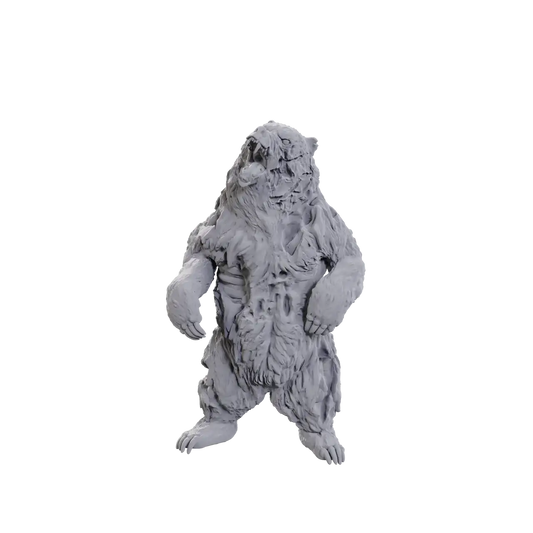 Gray furry standing monster in Nolzur’s Marvelous Miniatures for Dungeons & Dragons