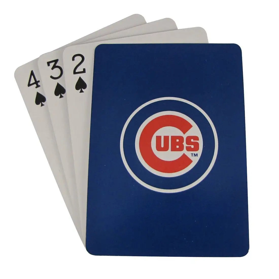 MLB playing cards featuring Chicago Cubs logo on the back design