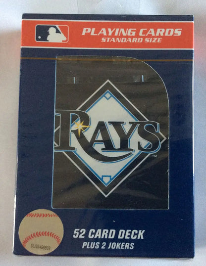 Pack of Tampa Bay Rays MLB playing cards from Official MLB Diamond Plate Playing Cards