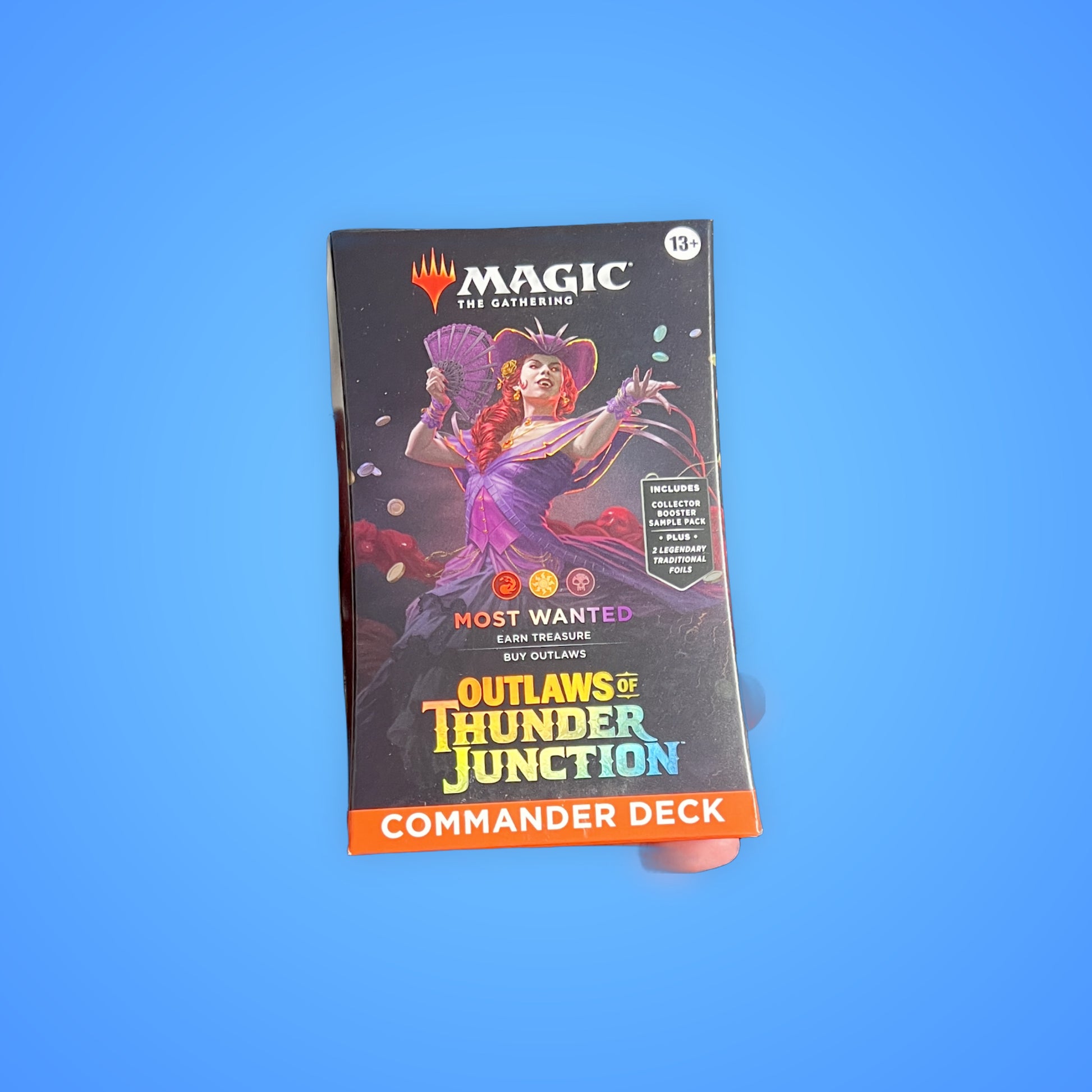 Magic: The Gathering Outlaws of Thunder Junction Commander Deck box for trading cards