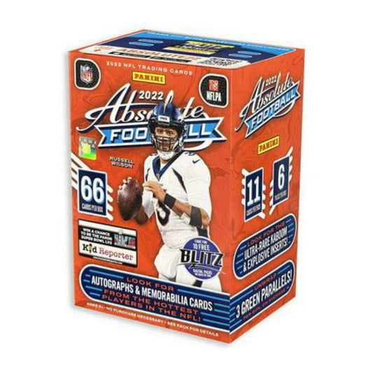 2022 Panini Absolute Football Blaster Box Trading Cards