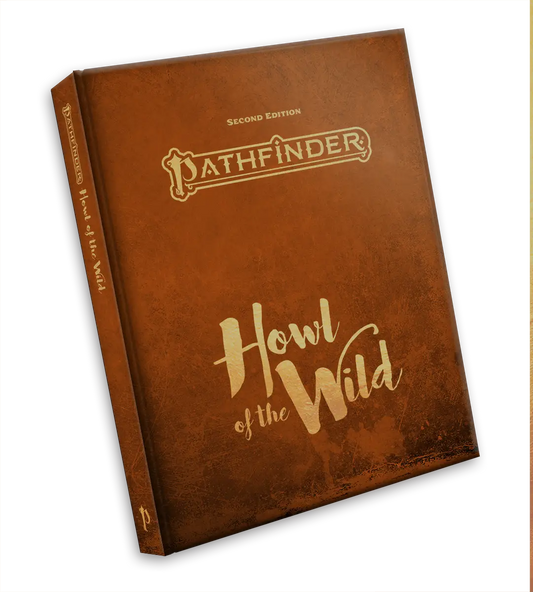 Pathfinder 2nd Edition Howl of the Wild special edition with animal companions cover