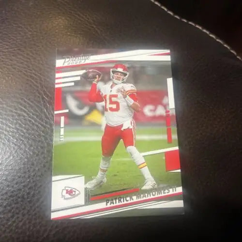 Patrick Mahomes II 2022 Panini Prestige base #141 Kansas City Chiefs football card