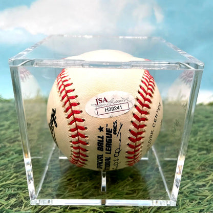 Pete Rose Signed Baseball in Clear Display Case JSA Authentic Autograph HOF ONLB