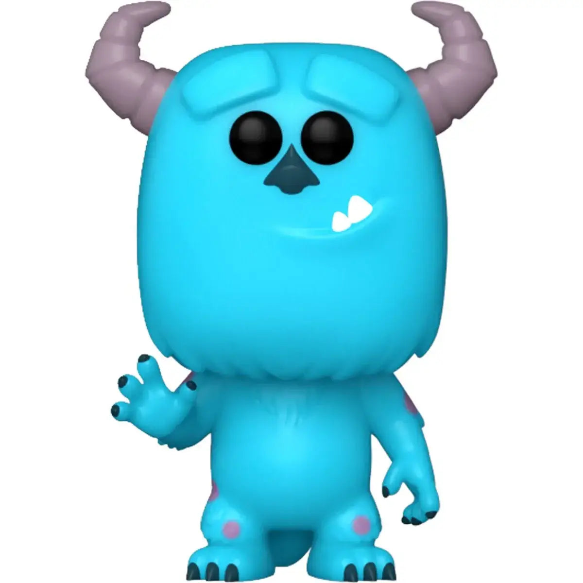 Light blue cartoon monster with horns in Pixar 2024 Funko Pocket Pop Advent Calendar