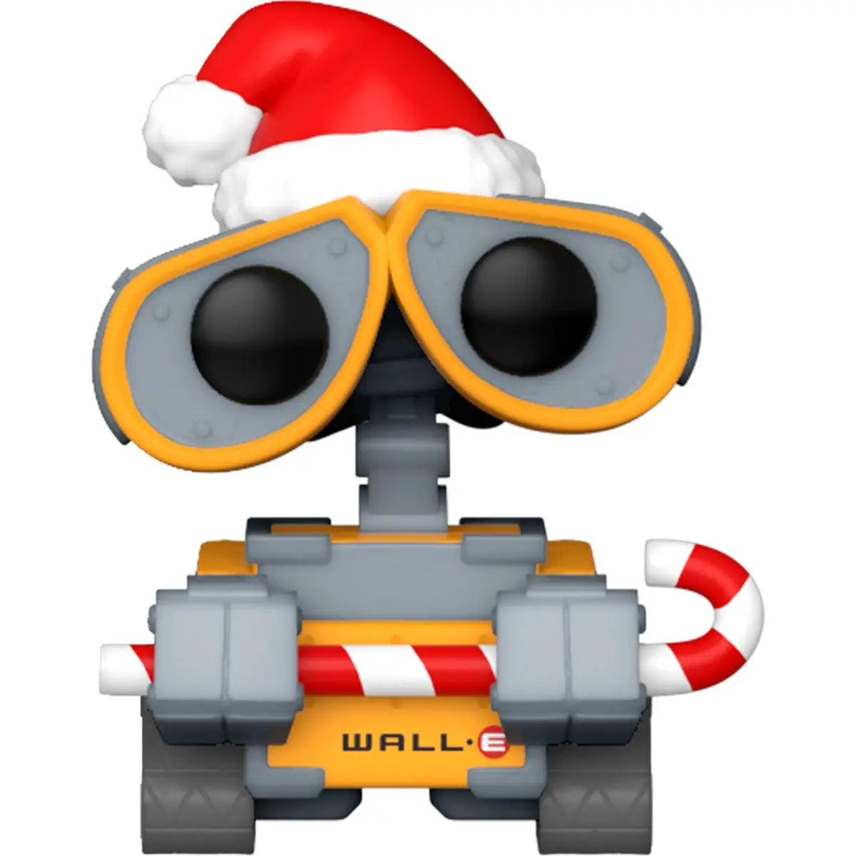 WALL-E robot in a Santa hat with a candy cane from Funko Pocket Pop Advent Calendar