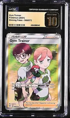 Pokémon Gym Trainer #068/072 English CGC 10 2021 Pokémon Shining Fates