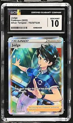 Pokémon Judge #TG25/TG30 English CGC 10 2022 Pokémon Silver Tempest