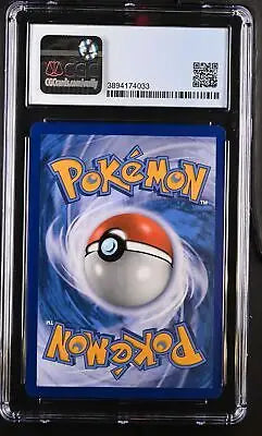 Encased Pokémon card showcasing English CGC Mew #53/108 from Pokémon Evolutions