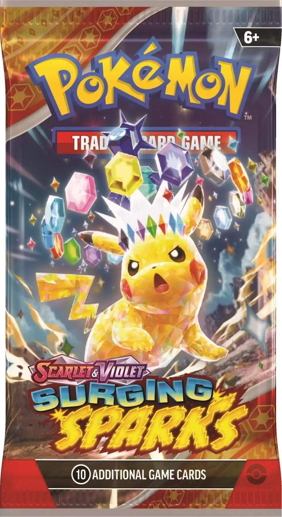 Pokemon Scarlet & Violet Shining Fates Booster Pack with Pikachu and Ace Spec Cards