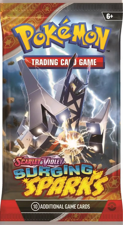 Pokemon Scarlet & Violet Shining Fates booster pack from the Surging Sparks Booster Box