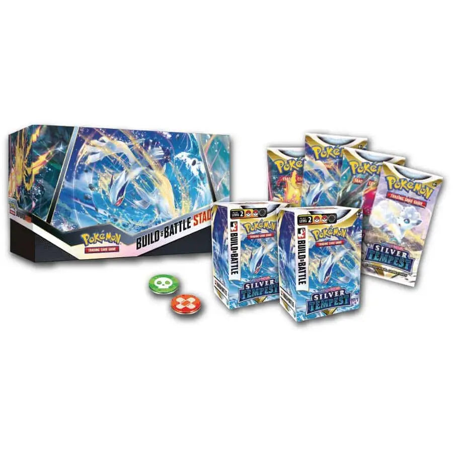 Pokémon Trading Card Game POKEMON TGC SWORD AND SHIELD Silver Tempest Build & Battle Stadium Box