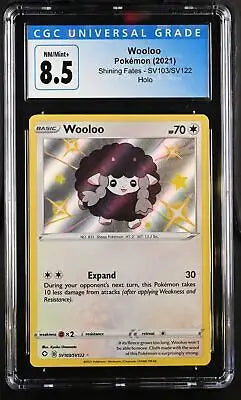 Pokémon Wooloo #SV103/SV122 English CGC 8.5 2021 Pokémon Shining Fates