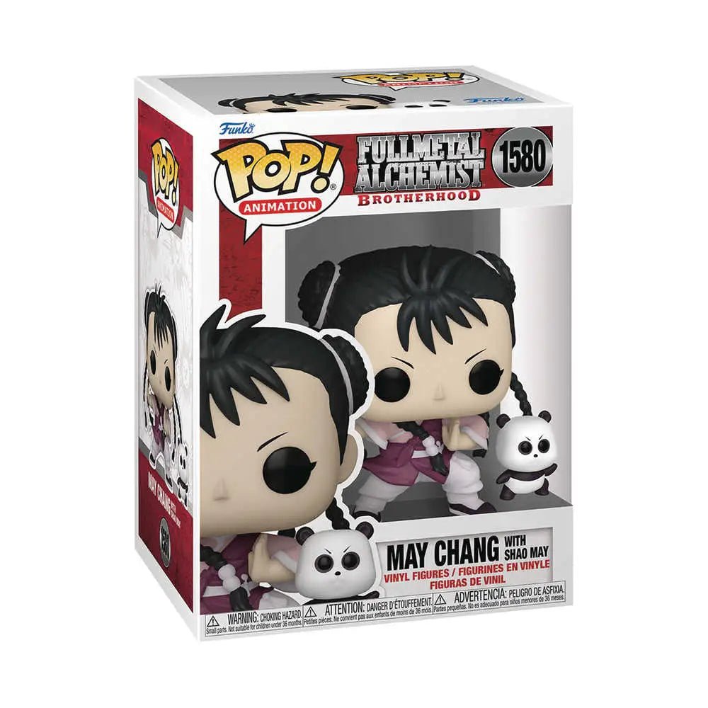 Funko Pop #1580 May Chang with pandas from Fullmetal Alchemist Brotherhood collectible figure