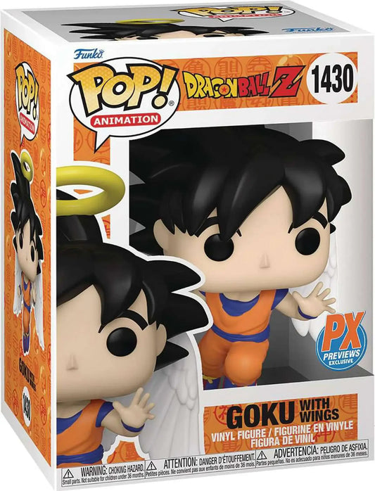 Funko Pop! Dragon Ball Z Goku with wings vinyl figure #1430 for trading cards collectors