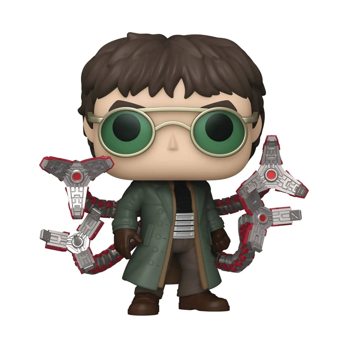 Funko Pop figure of Doc Oc from Spider-Man No Way Home with mechanical appendages