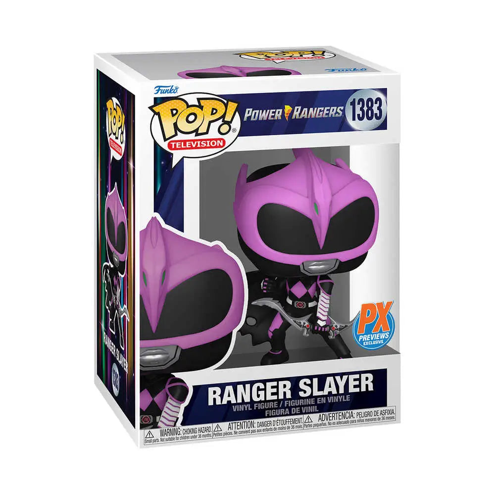 Funko Pop Power Rangers Ranger Slayer in purple armor, Previews Exclusive Vinyl Figure