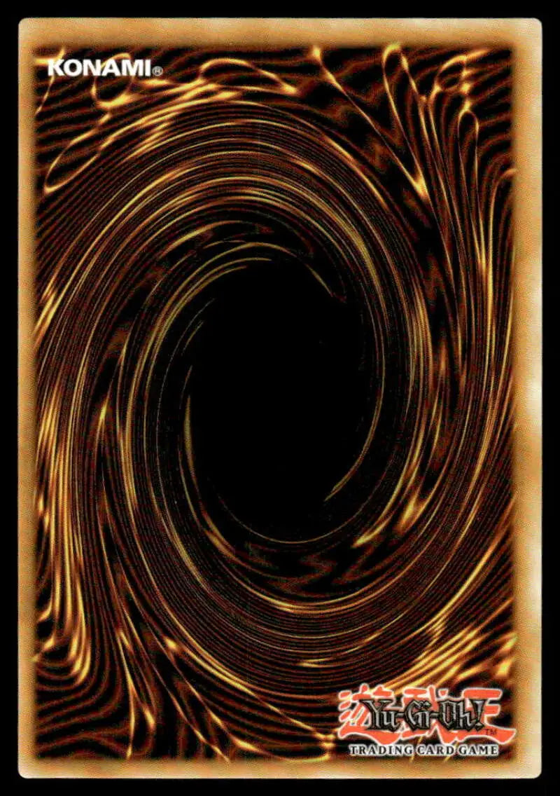 Classic Yu-Gi-Oh! card back with brown and gold vortex for Double Dust Tornado Twins