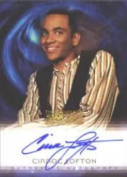 Smiling Cirroc Lofton portrait on the Quotable Star Trek autograph card